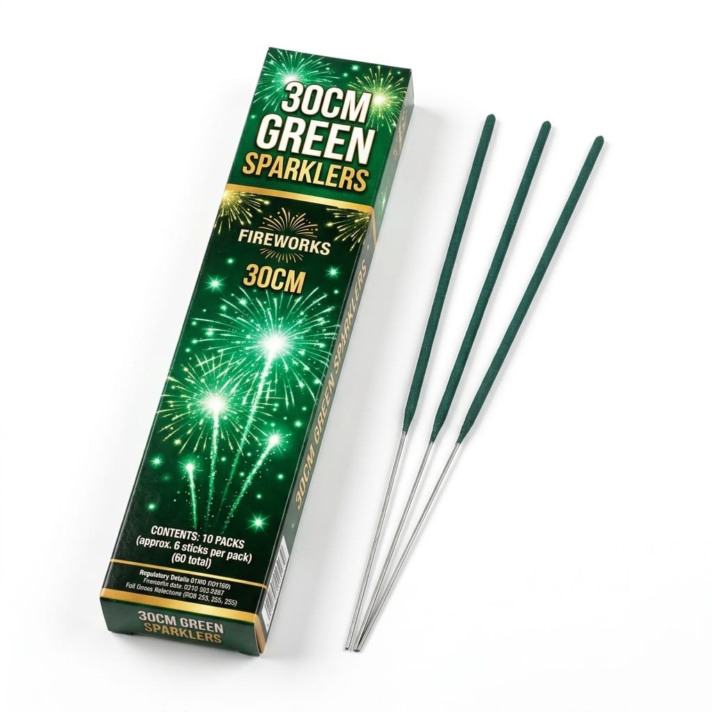 30 CM GREEN SPARKLER